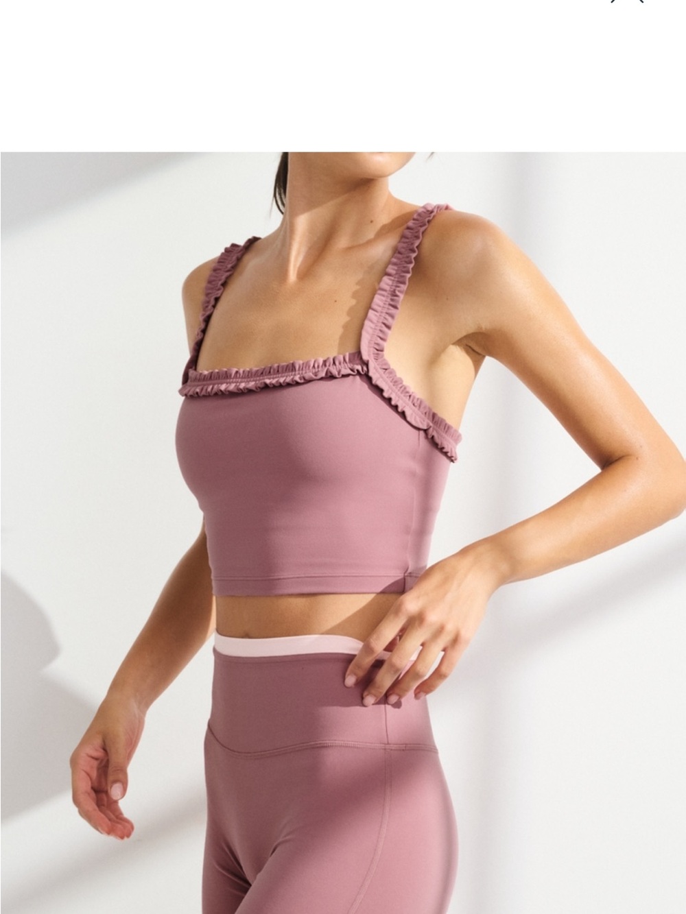 Matching Active Set Abercrombie & Fitch Dusty Mauve